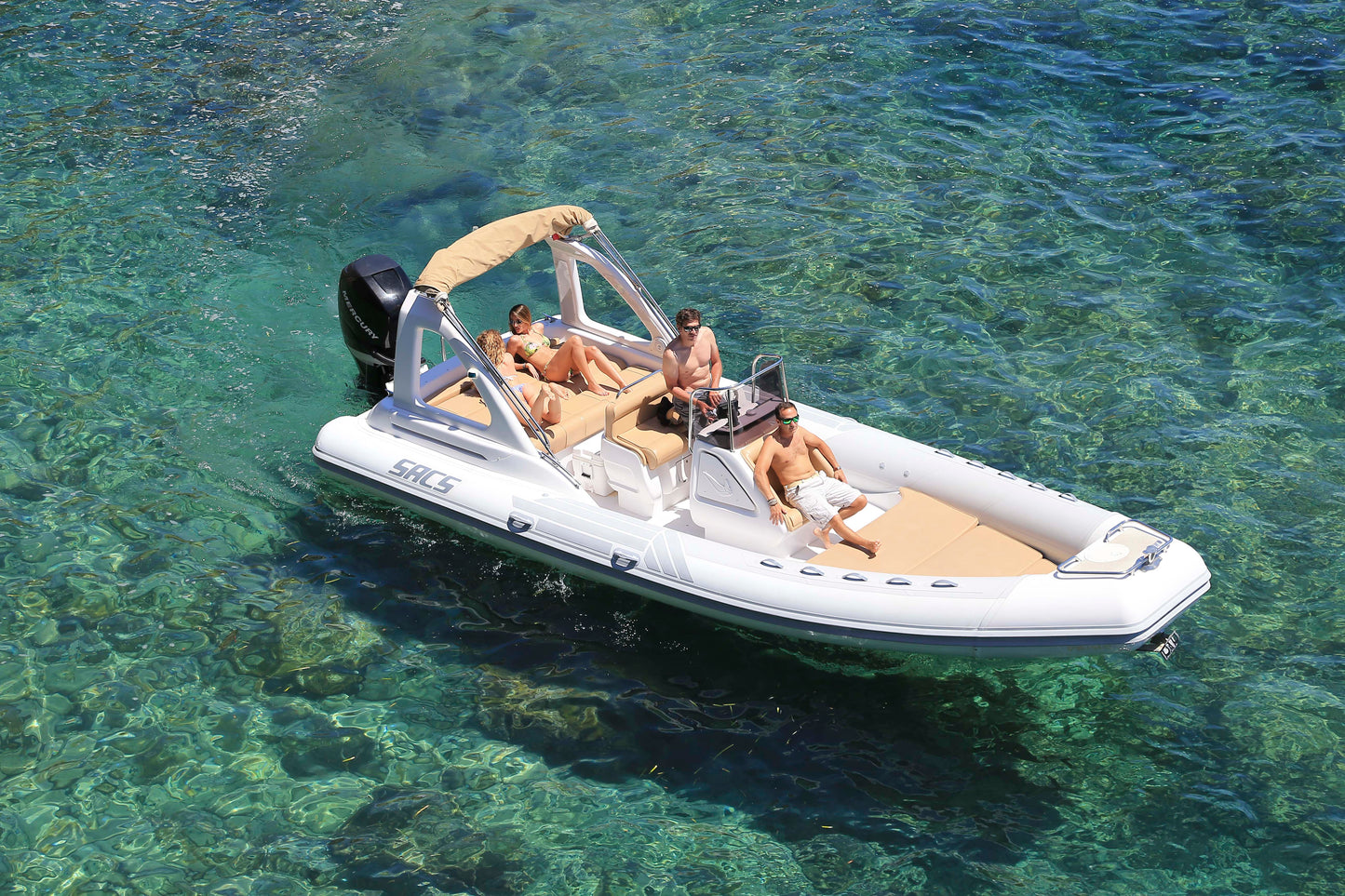 Location de Bateau Pneumatique Sacs 25