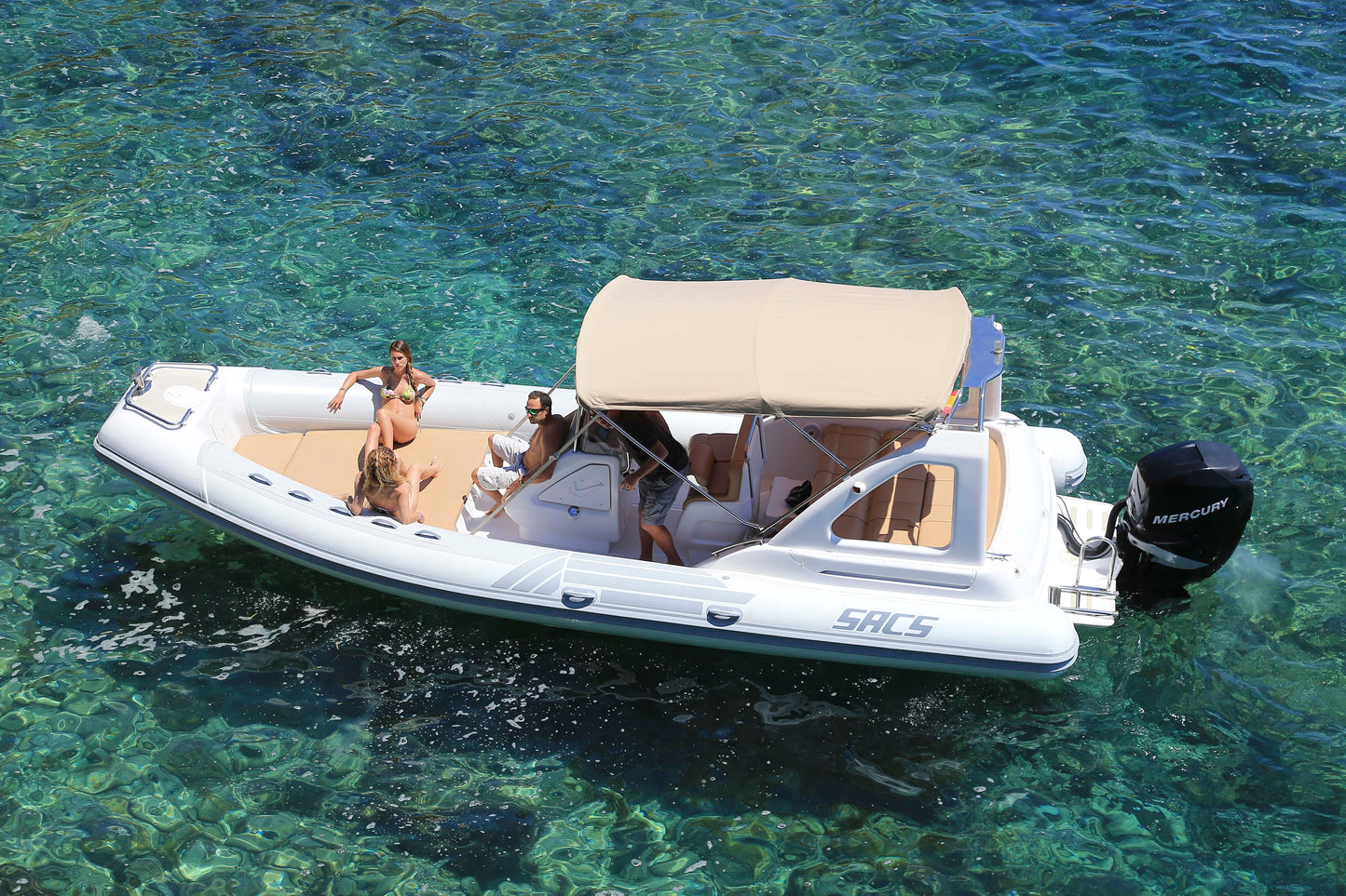 Location de Bateau Pneumatique Sacs 25