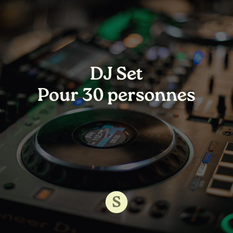 DJ Set avec Sonorisation pour 30 Personnes