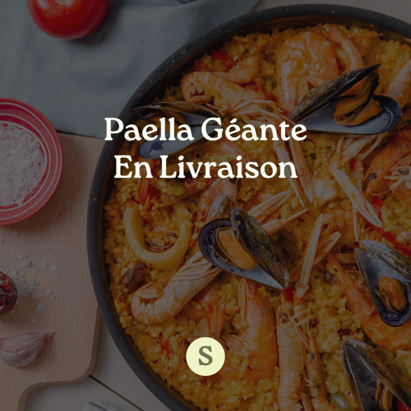 Paella en Livraison à Domicile