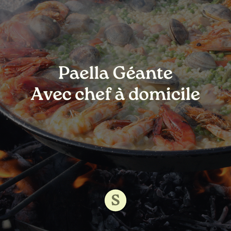 Paella avec Chef à Domicile