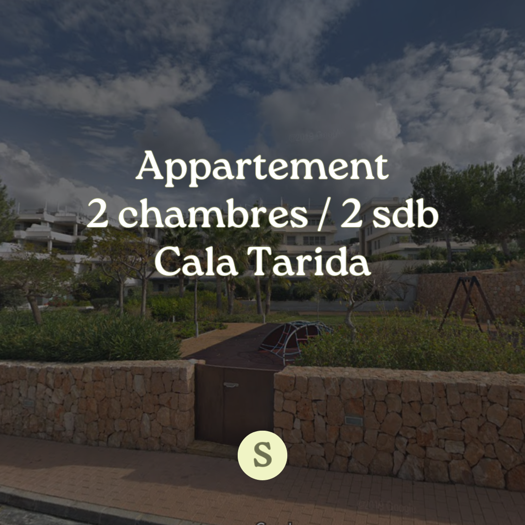 Appartement à Cala Tarida – Accès Direct à la Plage