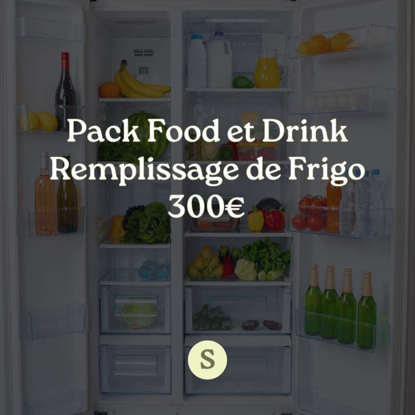 Pack Food & Drink Luxe - Remplissage de Frigo